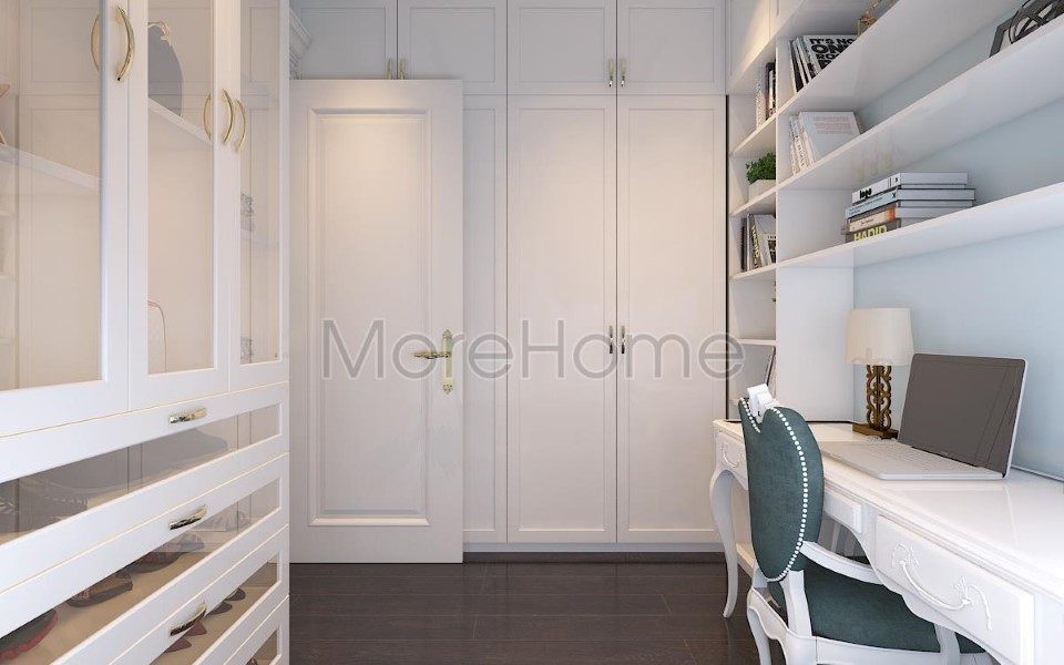 Thiết kế khu vực làm việc biệt thự EuroLand